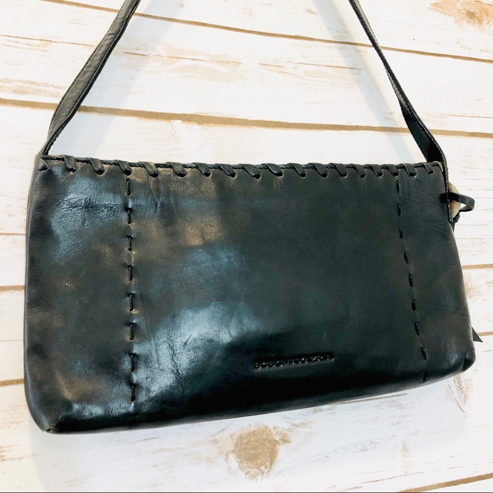 * BCBGMaxAzria • Black Leather Purse